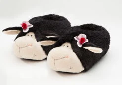 Nici 40054 Hausschuhe Schwarzes Schaf Jolly Lynn Figürlich Plüsch Größe 34-37