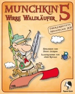 Munchkin 5 Wirre Waldläufer Kartenspiel Pegasus Spiele Erweiterung