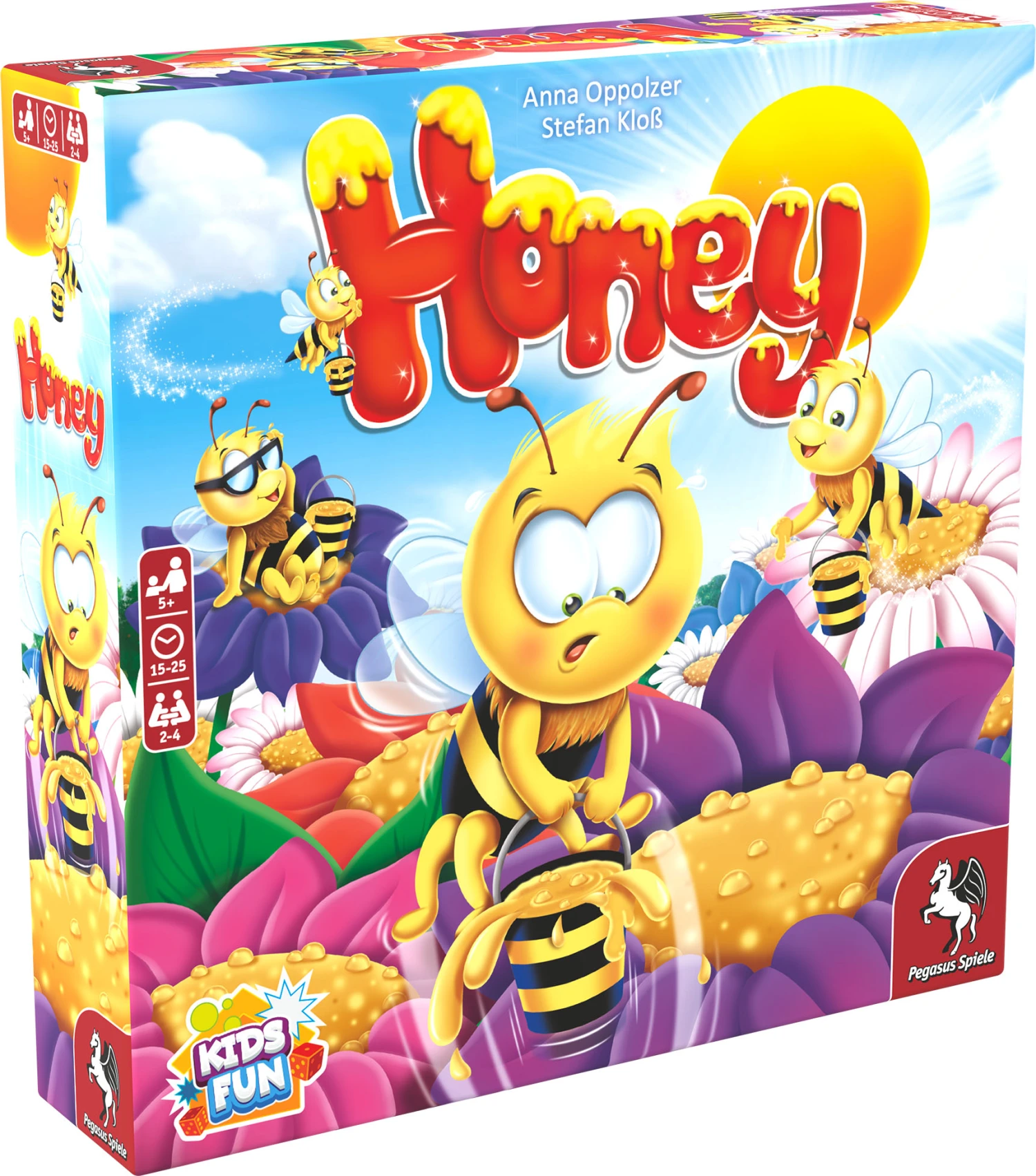 Pegasus Honey - Kinder-Brettspiel Zum Pollen Verteilen Und Honig Sammeln 3 Pegasus Honey - Kinder-Brettspiel Zum Pollen Verteilen Und Honig Sammeln