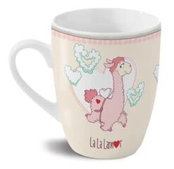 Nici 42710 Tasse Rosa Lama La-La-Love-You Porzellan Kaffeetasse Teetasse 310ml -Nici || Wild Republic || Depesche Verkäufe 42710 02 ZA Frei 2048x1992