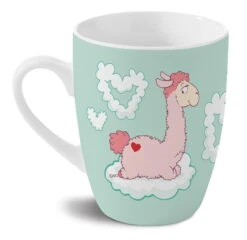Nici 42712 Tasse Lama All You Need Is Love Porzellan Kaffeetasse Teetasse 310ml -Nici || Wild Republic || Depesche Verkäufe 42712 02 ZA Frei 2048x1992