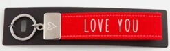 Depesche 4298 Glücksfilz Schlüsselband Anhänger 010 Love You
