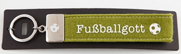 Depesche 4298 Glücksfilz Schlüsselband Anhänger 011 Fußballgott 3 Depesche 4298 Glücksfilz Schlüsselband Anhänger 011 Fußballgott