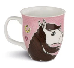 Nici 43238 Tasse Weißes Pferd Mustang Ayeta Rosa Kaffeetasse Teetasse 9,5x10cm -Nici || Wild Republic || Depesche Verkäufe 43238 02 ZA Frei vorl 2048x1873