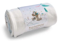 Nici 44158 Kuschel-Decke Winter Glamour Rentier Gans Pinguin 125x160cm Plüsch -Nici || Wild Republic || Depesche Verkäufe 44158 02 ZA me