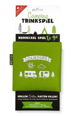 Gilde 44381 Trinkspiel "Camping" To Go Bierdeckelspiel Im Filzetui Reisespiel -Nici || Wild Republic || Depesche Verkäufe 44381 2 14