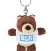 Nici 44705 Schlüsselanhänger Bär Mit T-Shirt Ca 10cm - Bester Bruder -Nici || Wild Republic || Depesche Verkäufe 44705 01 HA Frei 1463x2048