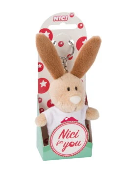 Nici 44728 Schlüsselanhänger Hase Mit T-Shirt Ca 10cm - Kussmund Lippen Liebe Kuß -Nici || Wild Republic || Depesche Verkäufe 44728 02 ZA Frei 1462x2048
