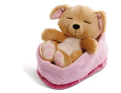 Nici 45374 Sleeping Puppies Schlafendes Hundebaby Im Körbchen 16cm Karamell -Nici || Wild Republic || Depesche Verkäufe 45374 02 ZA Frei 2048x1574