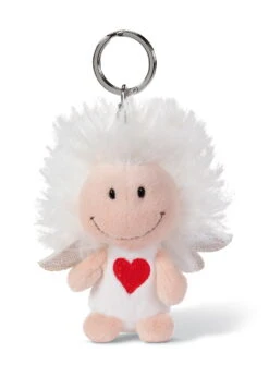 Nici 46121 Schlüsselanhänger Schutzengel Weiß Mit Herz 7cm Plüsch -Nici || Wild Republic || Depesche Verkäufe 46121 02 ZA Frei 1462x2048