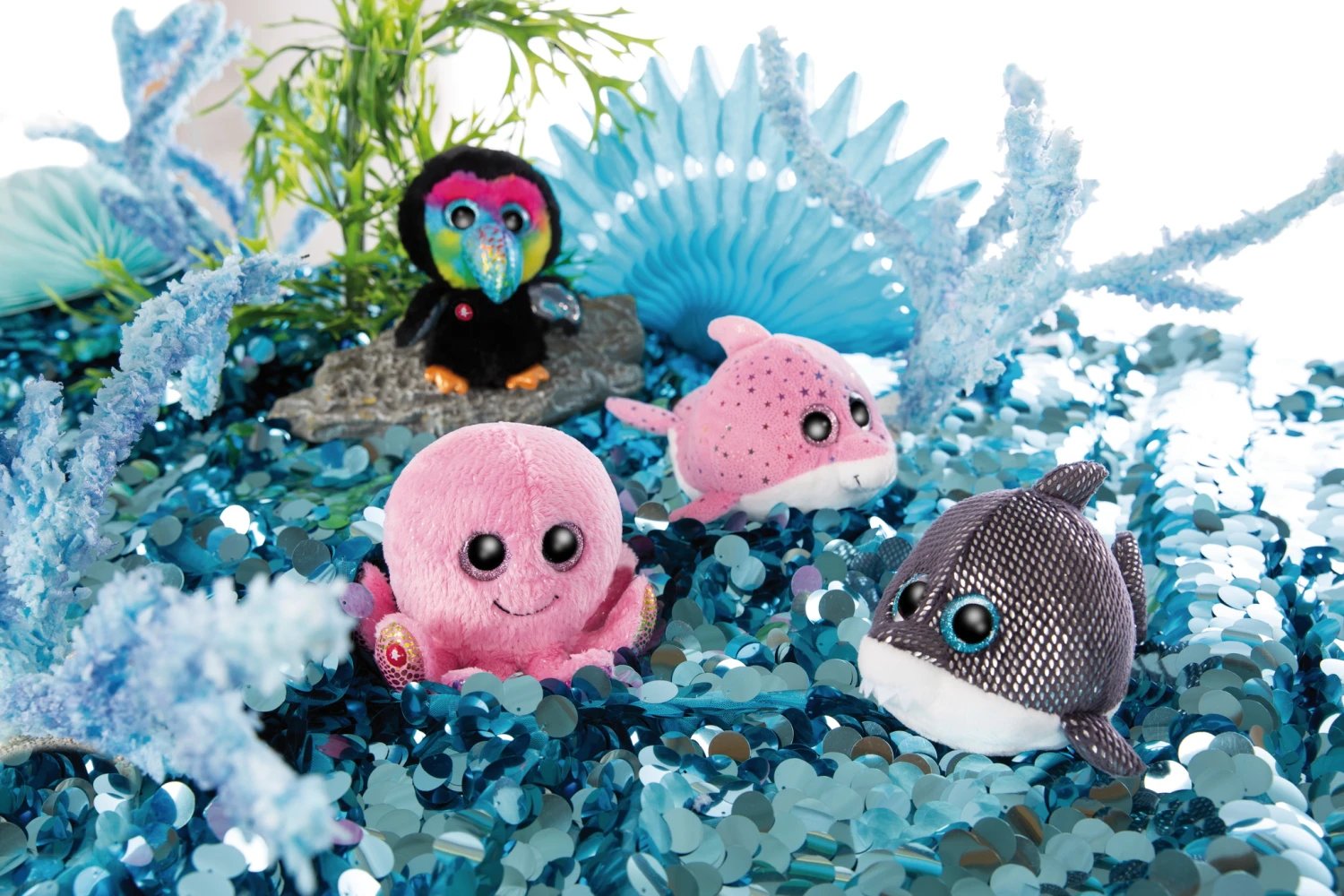 Nici 46964 Glubschis Summer Edition Delfin Delfina 15cm Plüsch Kuscheltier 4 Nici 46964 Glubschis Summer Edition Delfin Delfina 15cm Plüsch Kuscheltier – Bild 2