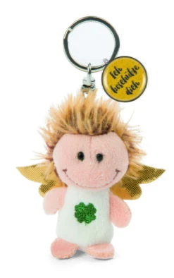 Nici 47525 Schlüsselanhänger Engel Mit Kleeblatt Plüsch 7cm Ich Beschütze Dich