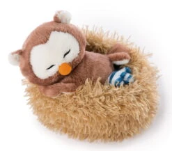 Nici 47876 Eule Oscar 12cm Schlafend Im Vogel-Nest Plüsch Kuscheltier Owlsons -Nici || Wild Republic || Depesche Verkäufe 47876 02 ZA Frei 2048x1798