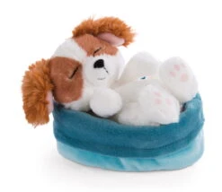 Nici 47890 Sleeping Pets Puppies Schlafender Cockerspaniel Im Körbchen 12cm -Nici || Wild Republic || Depesche Verkäufe 47890 02 ZA Frei vorl 2048x1774