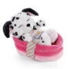 Nici 47891 Sleeping Pets Puppies Schlafender Dalmatiner Welpe Im Körbchen 12cm