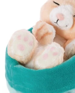 Nici 48087 Sleeping Kitties Schlafende Katze Im Körbchen 12cm Plüsch Rot -Nici || Wild Republic || Depesche Verkäufe 48087 05 ZA Frei me