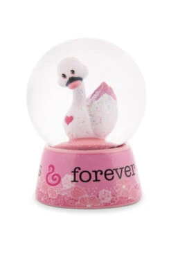 Nici 48282 Schüttelkugel Schneekugel Schwan Weiß 6,5cm Love Classics