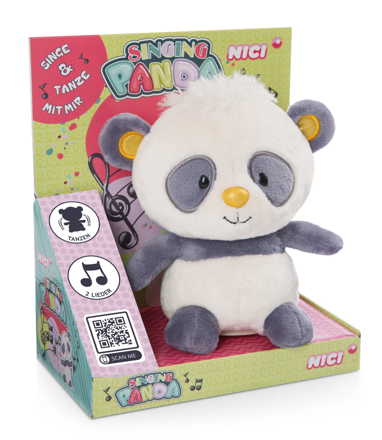 Nici 48417 Singing Panda Mit Sing- & Tanzfunktion Ca 20cm Plüsch Kuscheltier 5 Nici 48417 Singing Panda Mit Sing- & Tanzfunktion Ca 20cm Plüsch Kuscheltier – Bild 3