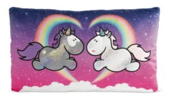Nici 48637 Kissen Einhörner Star Bringer & Moon Keeper 43x25cm Magical Dreams
