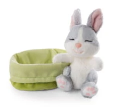 Nici 48706 Sleeping Pets Bunnies Hase Grau 12cm Schlafend Im Körbchen Grün -Nici || Wild Republic || Depesche Verkäufe 48706 03 ZA Frei 2048x1754