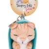 Nici 48837 Schlüsselanhänger Sleeping Pets 10cm Plüsch - Katze Braun Getigert -Nici || Wild Republic || Depesche Verkäufe 48837 01 HA Frei 1173x2048