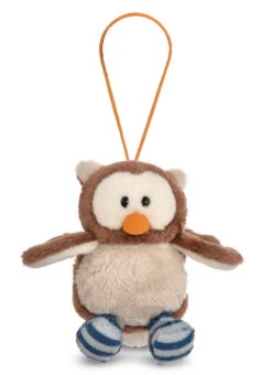 Nici 48932 Wendekuscheltier Eule Oscar Im Nest Gelb 12cm Mit Loop Wendeplüsch -Nici || Wild Republic || Depesche Verkäufe 48932 03 ZA Weiss 1486x2048