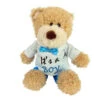 Plüsch Bär "It's A Boy" Sitzend 25cm / Gesamtgröße 34cm Kuscheltier Kwikki -Nici || Wild Republic || Depesche Verkäufe 57AjEBxVvR7d3iC