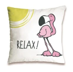 Nici 41943 Kissen Flamingo "RELAX" Baumwolle Bedruckt 37x37cm -Nici || Wild Republic || Depesche Verkäufe 57Kb2p8xJqGSjEk