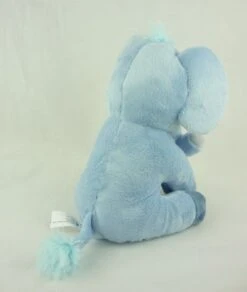 Blauer Elefant Mit Comic-Augen Plüsch Kuscheltier Ca 20cm