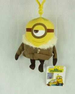 Minions Bag Clip Schlüssenanhänger Anhänger Ice Village STUART Ca 15cm Plüsch