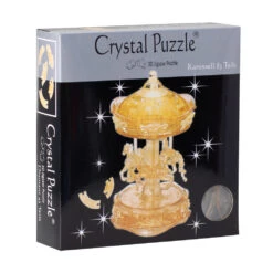 HCM Kinzel Crystal Puzzle 3D - Drehendes Karussell 83 Teile 18 Cm Hoch 59152 -Nici || Wild Republic || Depesche Verkäufe 59152 V 1