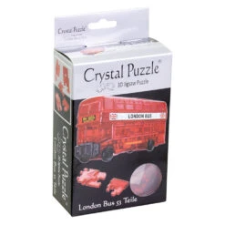 HCM Kinzel Crystal Puzzle 3D - London Bus 53 Teile Ca. 10cm 59156 -Nici || Wild Republic || Depesche Verkäufe 59156 V 1