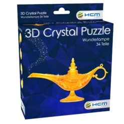 HCM Kinzel Crystal Puzzle 3D - Wunderlampe 34 Teile 59186 -Nici || Wild Republic || Depesche Verkäufe 59186 V 1 kk