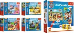 Trefl Paw Patrol Set Mit 3 Puzzle Und 1 Memospiel Eurer Helden
