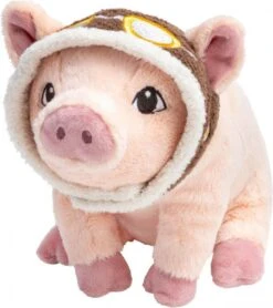 Plüschschwein "Vielleicht" Mit Fliegerbrille Ca. 23cm Kuscheltier
