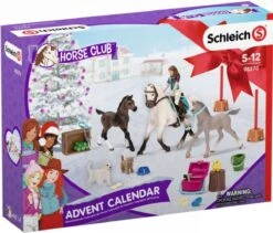 Adventskalender Schleich Horse Club Mit 3 Pferden, Reiterin, Tieren Und Mehr
