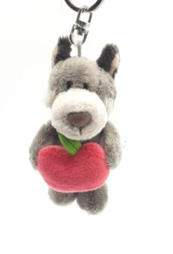 Nici 90647 Schlüsselanhänger Wolf Woody Wulf & Apfel 10cm Plüsch Taiwan Limited -Nici || Wild Republic || Depesche Verkäufe 90647 2