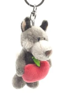 Nici 90647 Schlüsselanhänger Wolf Woody Wulf & Apfel 10cm Plüsch Taiwan Limited -Nici || Wild Republic || Depesche Verkäufe 90647 3