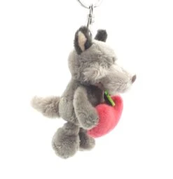 Nici 90647 Schlüsselanhänger Wolf Woody Wulf & Apfel 10cm Plüsch Taiwan Limited -Nici || Wild Republic || Depesche Verkäufe 90647 4
