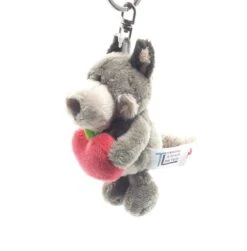 Nici 90647 Schlüsselanhänger Wolf Woody Wulf & Apfel 10cm Plüsch Taiwan Limited -Nici || Wild Republic || Depesche Verkäufe 90647 6