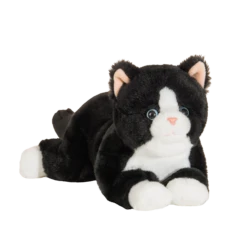 Teddy Hermann 91835 Schwarze Katze Liegend Ca. 30cm Plüsch Kuscheltier Schlenker