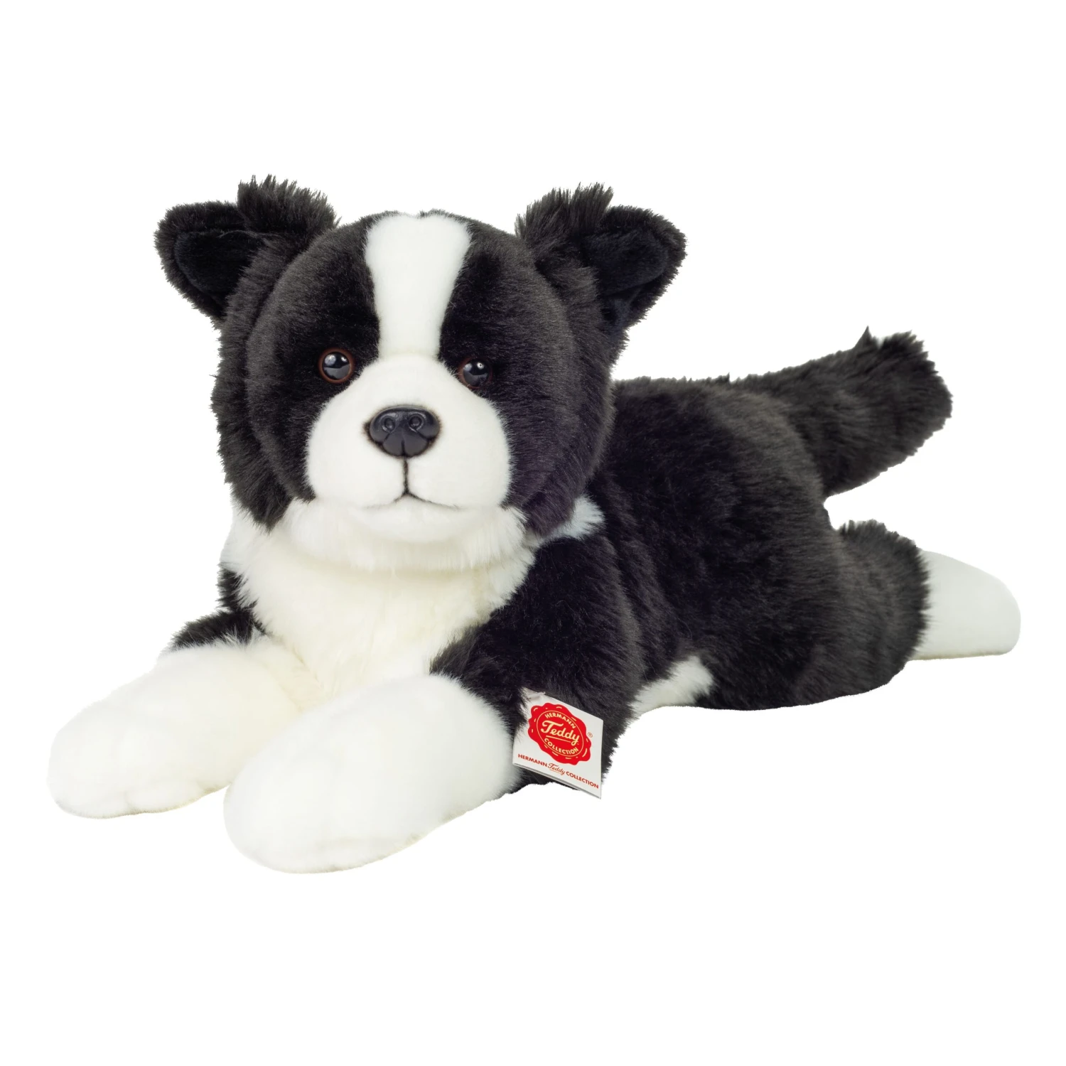 Teddy Hermann 91961 Border Collie Hund Liegend 45cm Plüsch Kuscheltier 3 Teddy Hermann 91961 Border Collie Hund Liegend 45cm Plüsch Kuscheltier