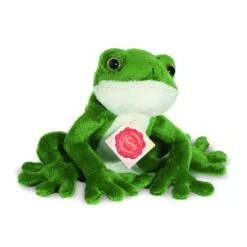 Teddy Hermann 92020 Frosch Sitzend Ca. 15cm Plüsch Kuscheltier