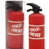 Trendhaus 934758 RADIERER Fehlerlöscher (Feuerlöscher) Radiergummi Rot 6cm