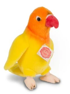 Teddy Hermann 94160 Lutino Wellensittich Ca. 20cm Plüsch
