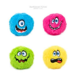 Trendhaus 953230 LITTLE MONSTER Wuschel Monsterball 11,5cm Knautschball - Gelb -Nici || Wild Republic || Depesche Verkäufe 953230 d LITTLE MONSTER Wuschel Monster Ball