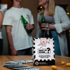 Trendhaus 955975 PARTY Lustiges Kartenspiel "Hast Du Schon ...?" 100-teilig -Nici || Wild Republic || Depesche Verkäufe 955975 f SILVESTER Spiel Hast du schon