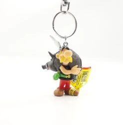 Asterix Schlüsselanhänger Karabiner Asterix Mit Wildschwein Ca 6cm Plastoy 60428