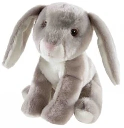 Heunec 260078 Bottle 2 Buddy Plüsch Kuscheltier ECO-Plüsch - Grauer Hase 15cm