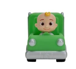 JAZWARES CoComelon Mini Fahrzeuge Zum Sammeln Ca. 9cm - Grüner Müllwagen -Nici || Wild Republic || Depesche Verkäufe CMW0010 CMW Little Vehicles School Bus Group OP 1 gruen